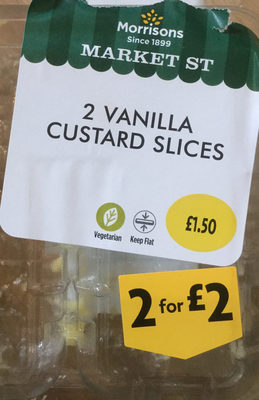 Vanilla custard slices