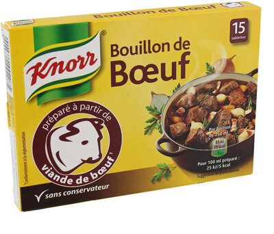 Knorr Bouillon Cube Bœuf 15 Cubes