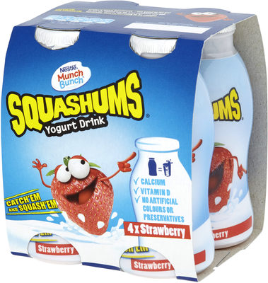Munch Bunch Squashums Yogurt Drinks Strawberry