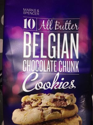 Cookies Belgian chocolate chunk