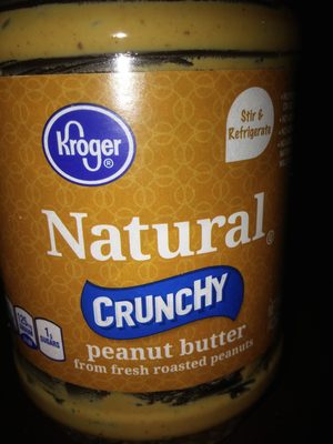 Kroger, crunchy peanut butter