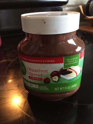 Creamy hazelnut spread