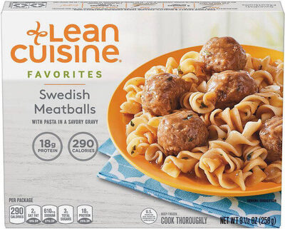 Swedish meatballs with pasta in a savory gravy, swedish meatballs