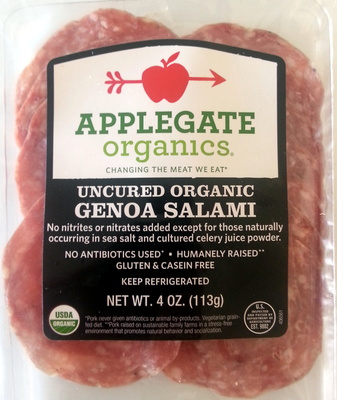 Uncured genoa salami