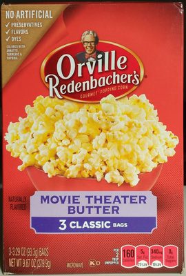 Movie theater butter microwave popcorn
