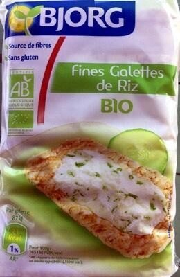Fines galettes de riz bio