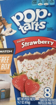 Frosted strawberry toaster pastries, strawberry