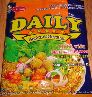 Instant Noodles Beef Ball Flavor