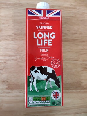 Skimmed long life milk
