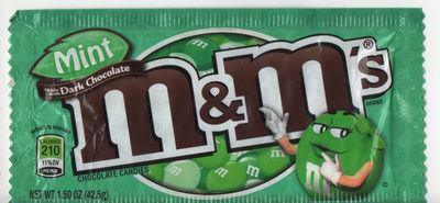 M &M'S Mint - M &M'S à La Menthe Et Chocolat Noir