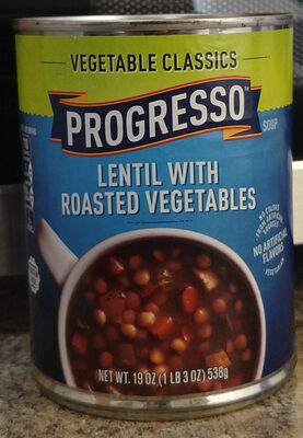 Progresso Vegetable Classics Lentil with Roasted Vegetables Soup