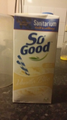 So good vanilla bliss soy milk