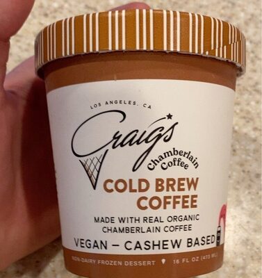 Cold Brew Coffee Dessert