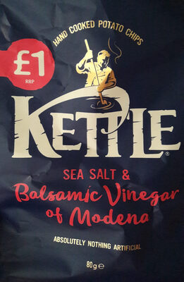 Sea salt and balsamic vinegar