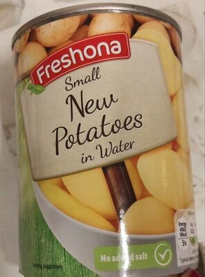 New potatoes in water