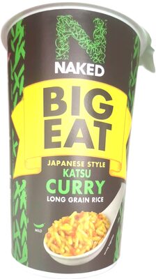Naked BIG EAT Japanese Style Katsu Curry Long Grain Rice