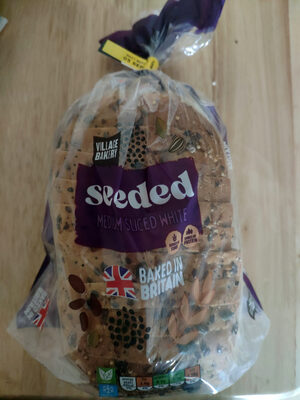 Seeded medium sliced white