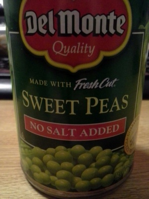 Sweet Peas (no Salt added)