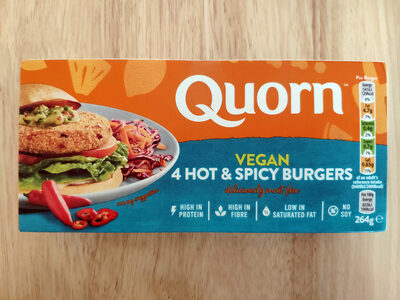 Quorn Vegan H S Burger 264g