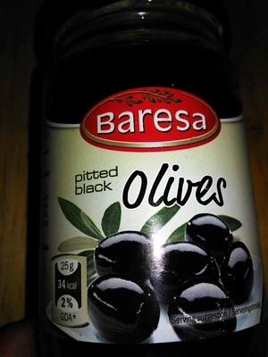 Pitted black olives
