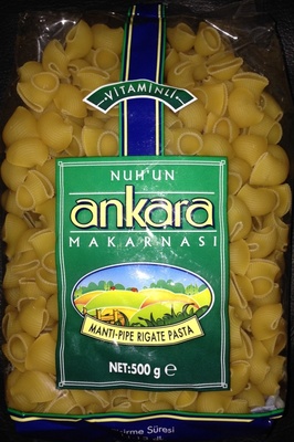 Manti-pipe rigate pasta