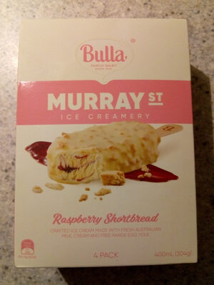 Raspberry Shortbread Ice Cream