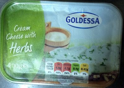 creem cheese with herbs