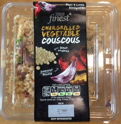 Chargrilled vegetable couscous