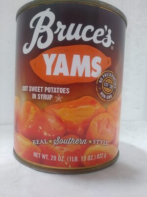 Bruce's Yams Cut Sweet Potatoes in Syrup