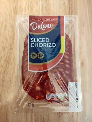 Sliced chorizo