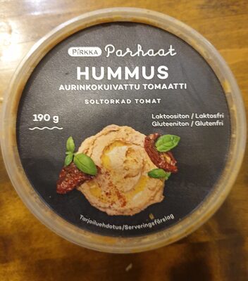Hummus aurinkokuivattu tomaatti