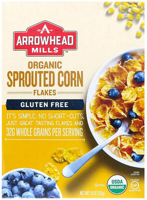 Organic sprouted corn flakes
