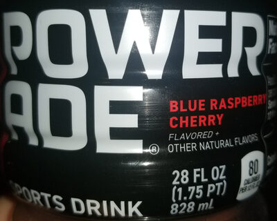 Powerade blue raspberry cherry