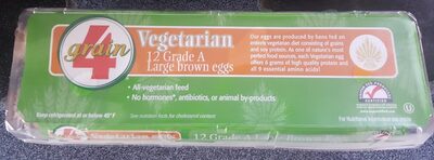 Vegetarian Grade A Large Brown Eggs