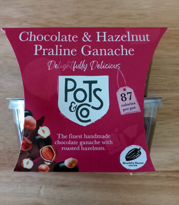 Chocolate & hazelnut praline ganache