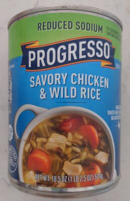 Reduced Sodium Savory Chicken & Wild Rice Soup