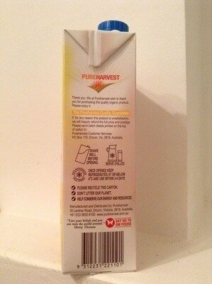Organic Nature's Soy Milk No Added Caned Sugar Original