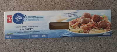 white pasta with fibre spaghetti
