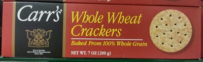 Whole Wheat Crackers