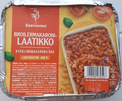 Saarioinen Chicken macaroni casserole