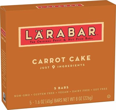Larabar fruit nut bar carrot cake gluten free