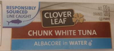 Chunk White Tuna, Albacore In Water
