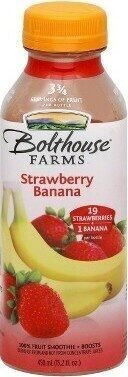 Strawberry banana smoothie