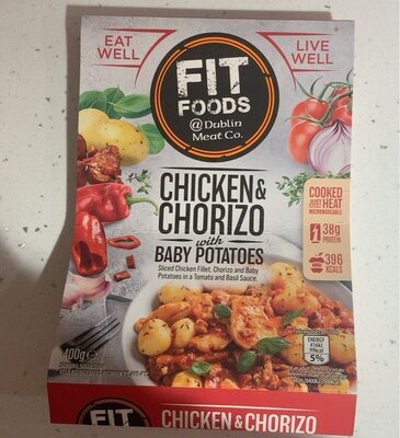 Fit foods chicken & chorizo with baby potatoes