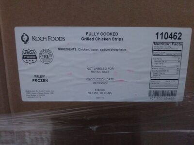 Fully Cooked Grilled Chicken Strips