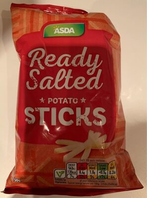 Ready salted potato sticks