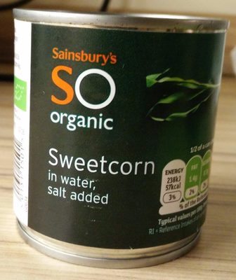 Sainsbury's Organic Sweetcorn