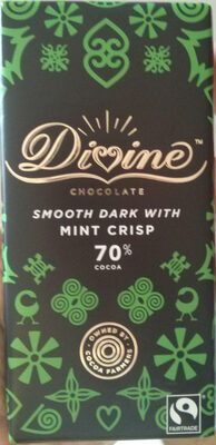 Divine chocolate smooth dark eith mint crisp