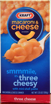 Kraft Macaroni & Cheese Dinner three cheese