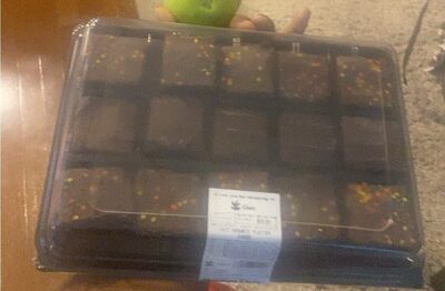 Fudge brownie platter